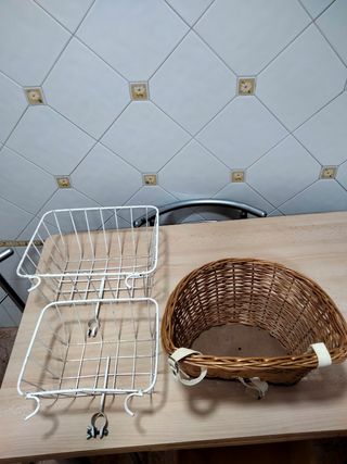 Cestas de bici antigua