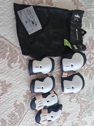 Protecciones Oxelo para patinar, talla XS