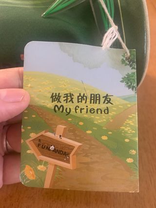 Estuche escolar panda verde