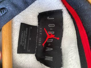 Sudadera Nike Air Jordan Gris y Negra