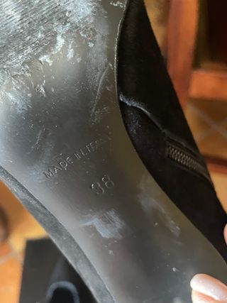 Stivaletto donna nero con fiocco