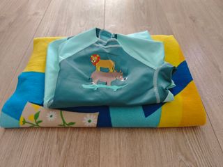 Neopreno, Toalla y Chanclas 4-5 años