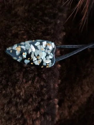 Chaquetón de pelo marrón