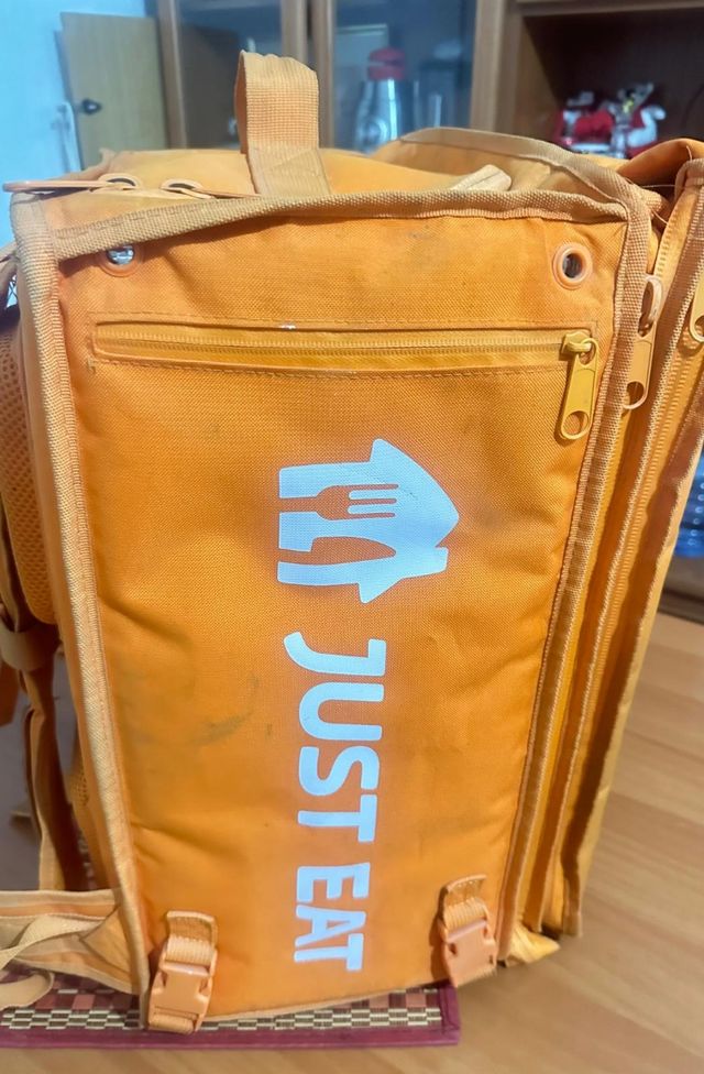 Bolso de entrega Just Eat Grande Naranja