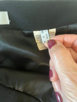 Gonna Moschino Jeans nera taglia IT 46