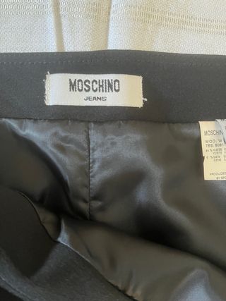 Gonna Moschino Jeans nera taglia IT 46