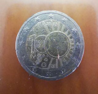 Moneda 2€ Conmemorativa Bélgica 2013