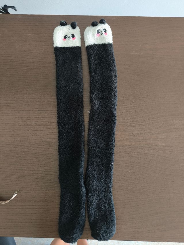 Calcetines altos de panda