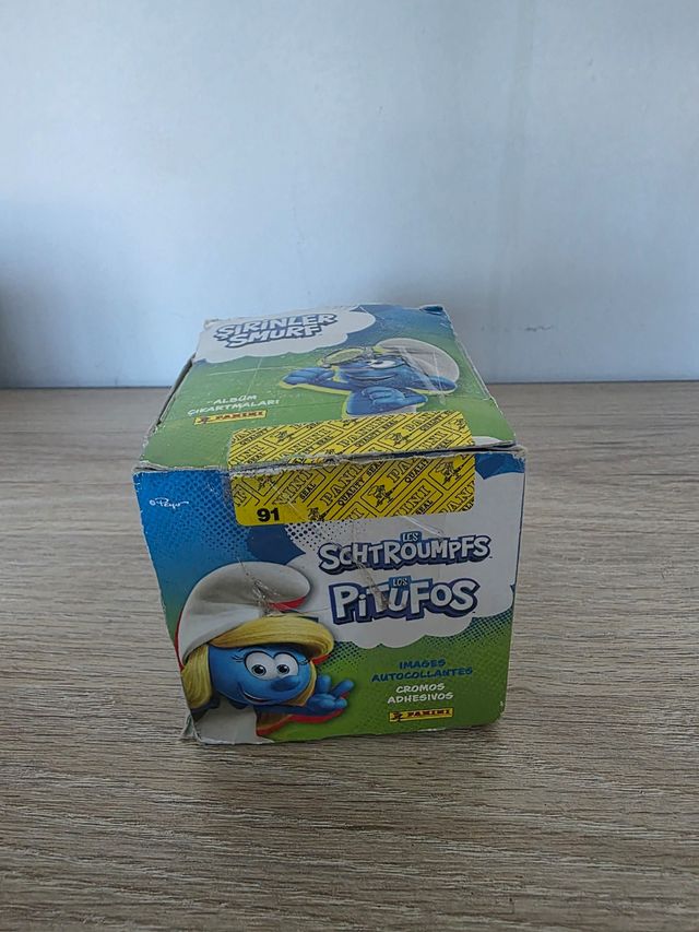 Caja Cromos Los Pitufos Panini