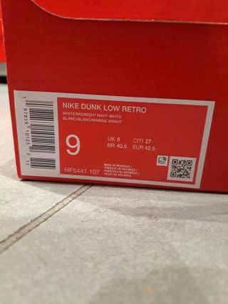 Zapatillas Nike Dunk Azul y Blanco Nuevas