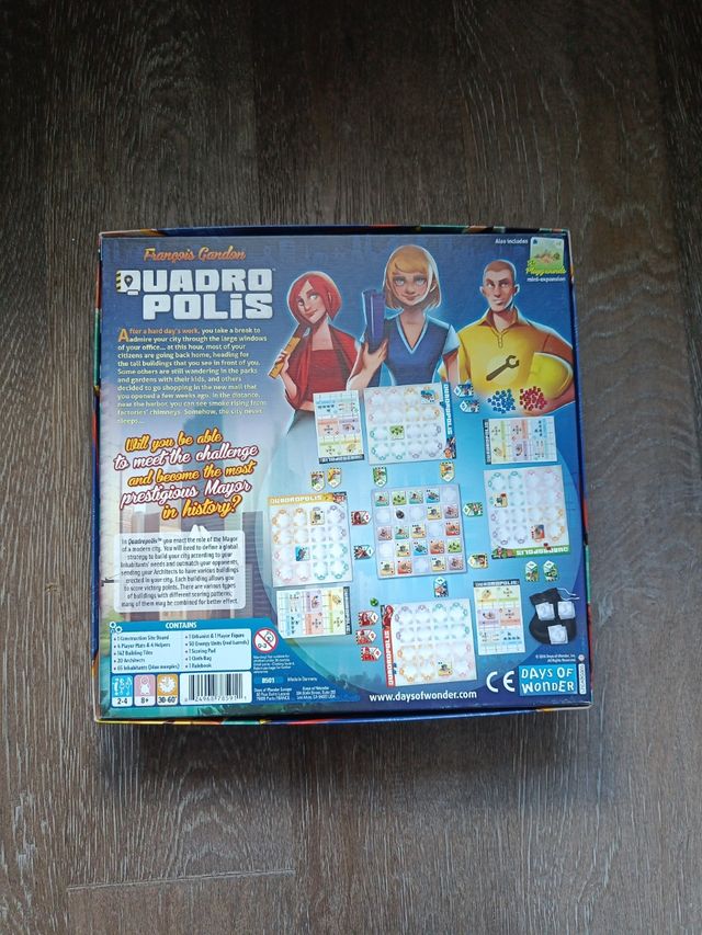 Quadropolis - Juego de mesa Days of Wonder
