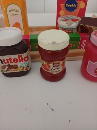 Set cibi in legno con vassoio