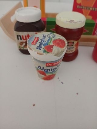 Set cibi in legno con vassoio