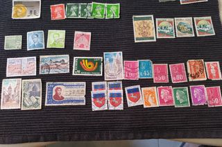 Lote 66 sellos del mundo, decada 1970