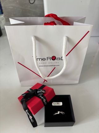 Anillo Time Road Mujer Plata