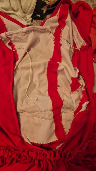 Traje de Flamenca coral