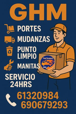 Portes, mudanzas y manitas