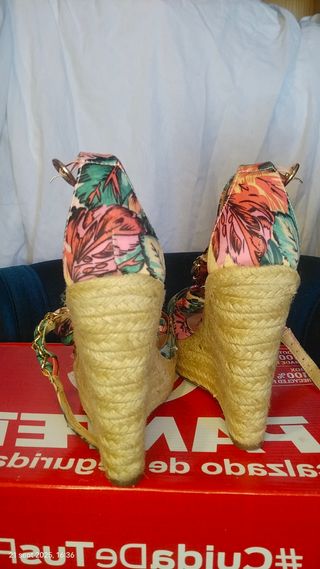 Sandalias plataforma mujer talla 36