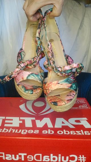 Sandalias plataforma mujer talla 36