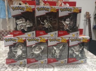 Figuras Pokémon 25 Aniversario Plata