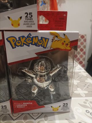 Figuras Pokémon 25 Aniversario Plata