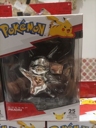 Figuras Pokémon 25 Aniversario Plata