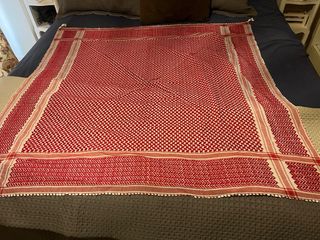 Pañuelo Palestino Auténtico Rojo y Blanco