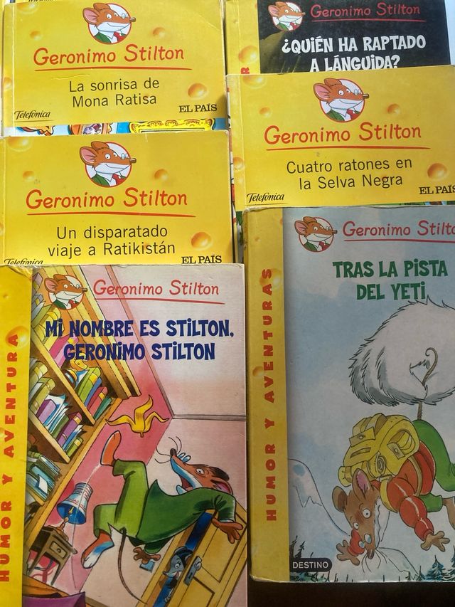21 libros geronimo stilton