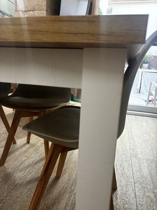 Mesa Comedor Cocina Extensible Madera