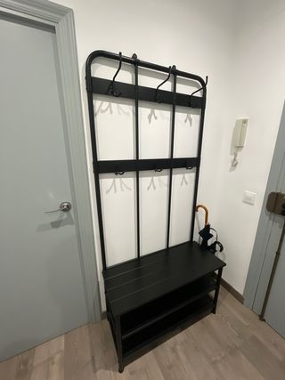 Mueble Recibidor Ikea Negro Metal
