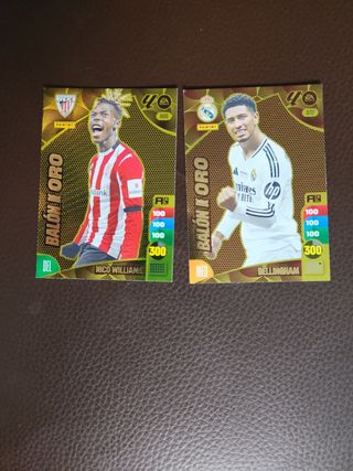 Cromos Adrenalyn XL 24-25. Juntos o individual