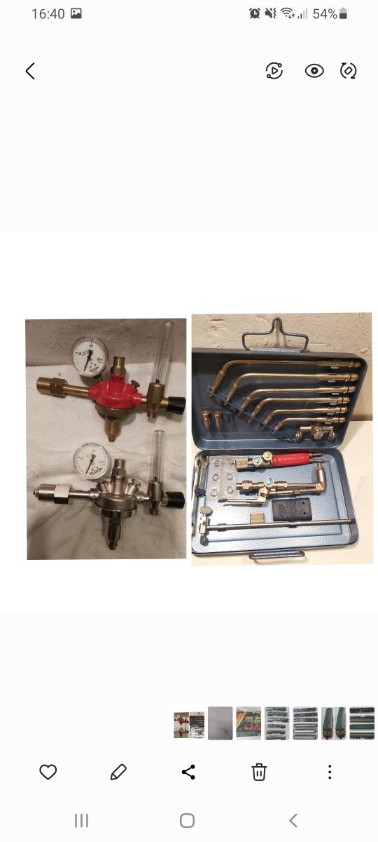 Lote Maletin ligero Soldadura 2 reguladores GLOOR