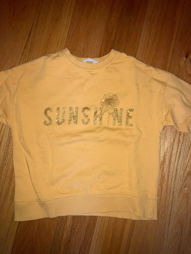 Sudadera Mango Amarilla Sunshine