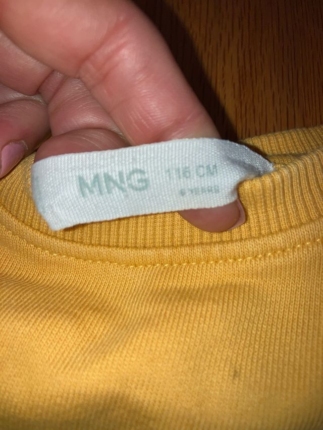 Sudadera Mango Amarilla Sunshine