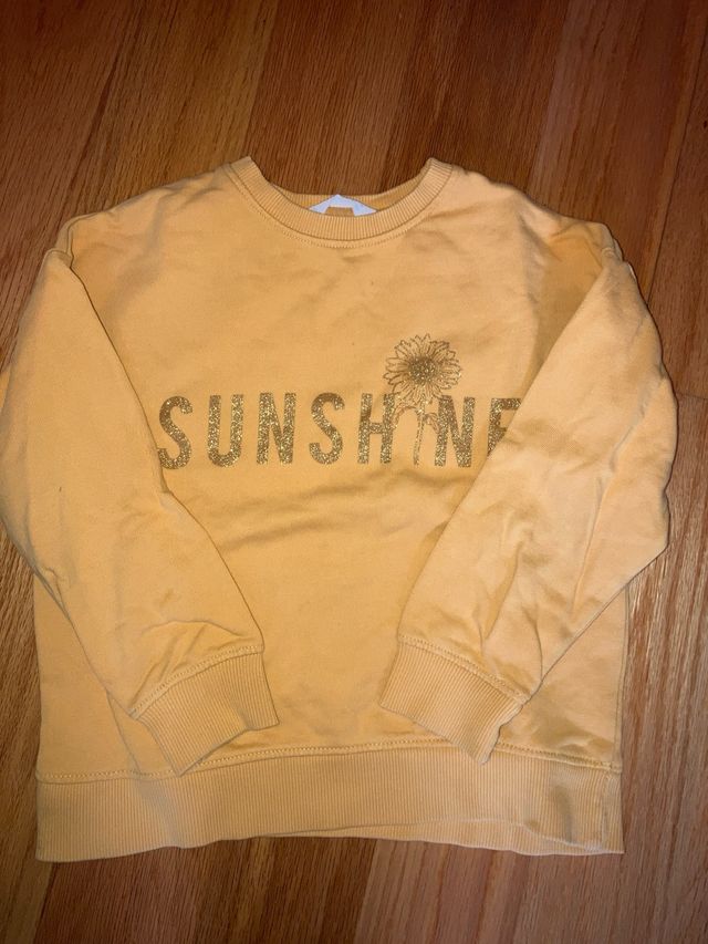 Sudadera Mango Amarilla Sunshine