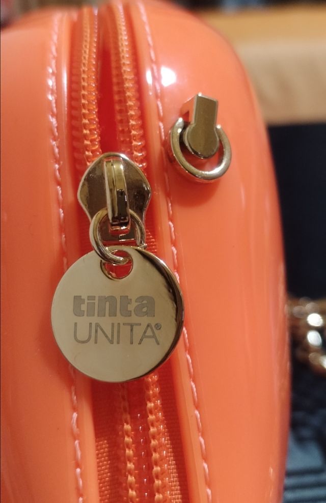 Borsa a forma di labbra arancione