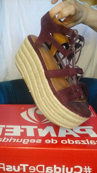 Sandalias de plataforma mujer talla 36