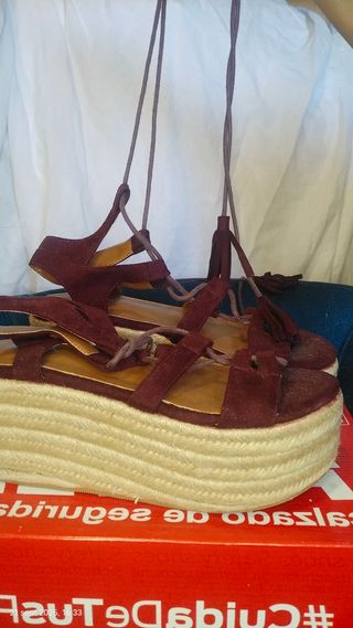 Sandalias de plataforma mujer talla 36