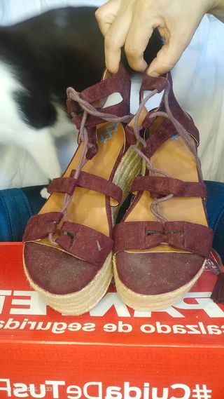 Sandalias de plataforma mujer talla 36
