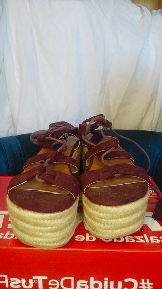 Sandalias de plataforma mujer talla 36