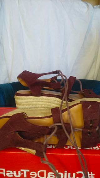 Sandalias de plataforma mujer talla 36