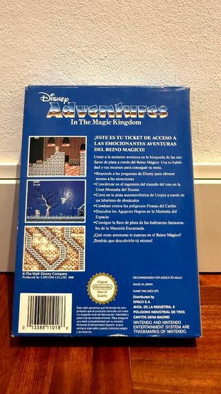 Disney Adventures NES Capcom Nintendo
COMPLETO