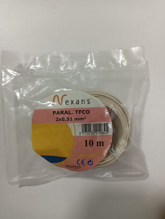 Cable Paralelo Nexans 2x0,51 mm² 10m