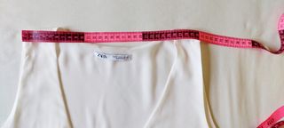 Camisa Zara volantes blanca Talla M