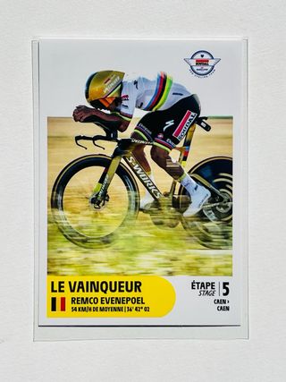 Cromo Remco Evenepoel T5 Tour Francia 2025