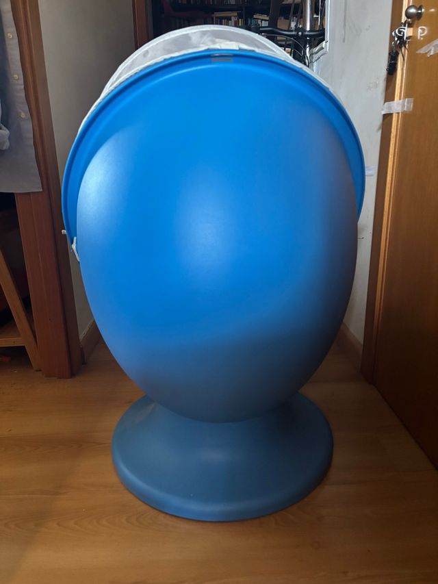 Sillón giratorio Ikea LÖMSK azul