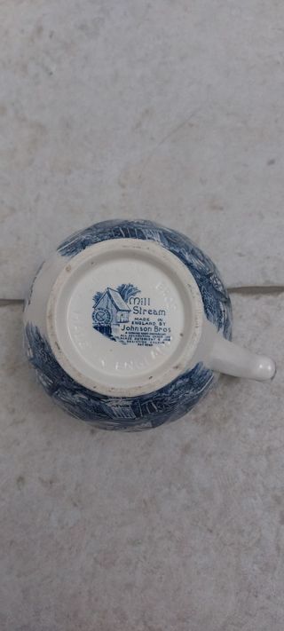 Brocca Johnsons Blu/Bianco