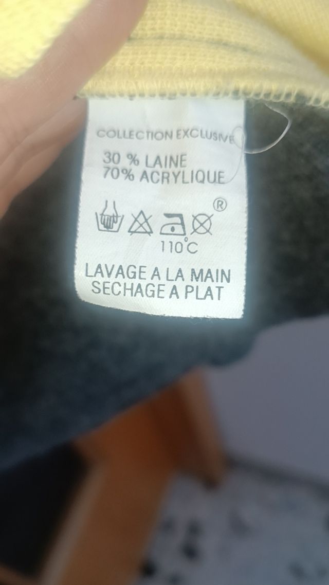 Maglia donna gialla e nera