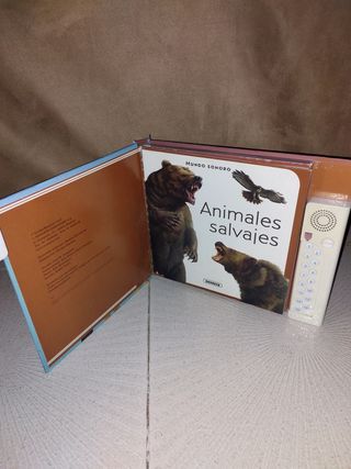 LIBRO - Animales salvajes: Mundo Sonoro - INFANTIL