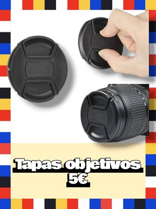 Tapas para objetivos de cámara